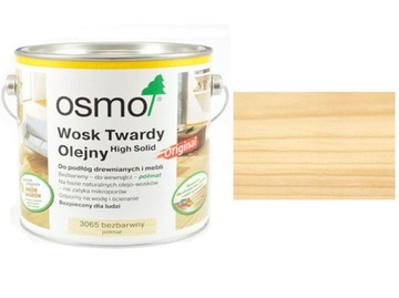 Olej OSMO 3065 WOSK TWARDY OLEJNY Półmat 0,75l