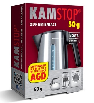 KAMSTOP Odkamieniacz w proszku do sprzętów kuchennych Kamstop 50g SKUTECZNY