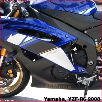 НАБОР ИЗ 3 КРЫШЕК ДВИГАТЕЛЯ YAMAHA R6 2006-2023 гг.