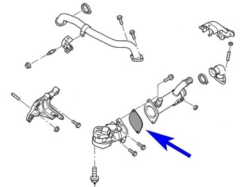 Заглушка EGR Citroen Peugeot 2.0 HDi 16V 136/140KM