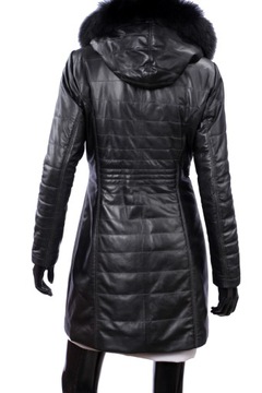 Dámsky kožený kabát prešívaný DORJAN ANG450_4 S