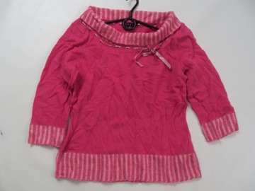 BAJECZNY różowy sweter bluzka kokardka COAST 40/42