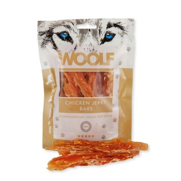 WOOLF chicken jerky bars 100g - PASKI Z KURCZAKA