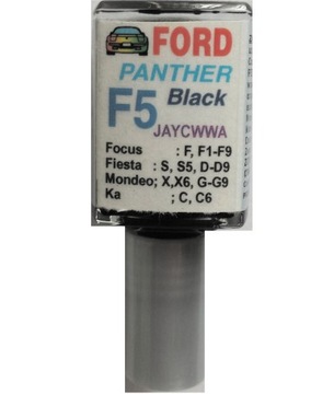 FORD PANTHER BLACK LAKIER SAMOCHODOWY ZAPRAWKA DO RYS 10 ML ARASYSTEM