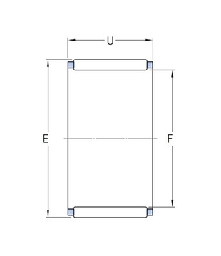 K 20x24x17 FBJ Игольчатый подшипник в сборе