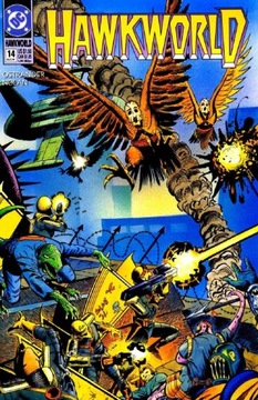 HAWKWORLD # 14 -1991 - KOMIKS USA - 9.2