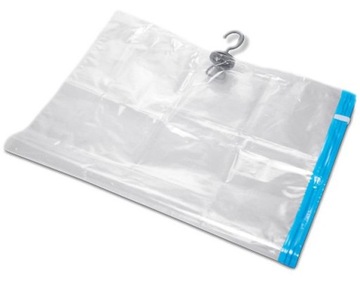 ПОДВЕСНЫЕ ВАКУУМНЫЕ СУМКИ С ВЕШАЛКОЙ 60 х 90 ДЛЯ КУРТОК И ПАЛЬТО