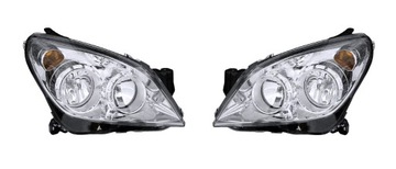 REFLEKTOR LAMPA PRZÓD OPEL ASTRA H III 07- KOMPLET