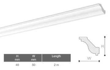 NMC LX47 Полоса отделочная 40х50мм 2мб