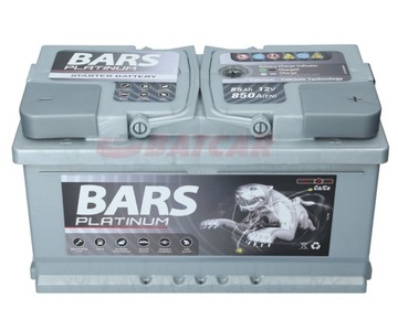 Аккумулятор BARS PLATINUM 12В 85Ач 850А (EN)