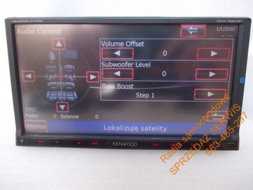 KENWOOD DNX7260BT GPS 2023 USB DVD BT GWARANCJA