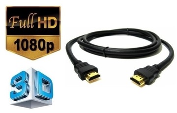 2m KABEL HDMI 1.4 3D 4K FULL HD DVB-T TV XBOX PS4