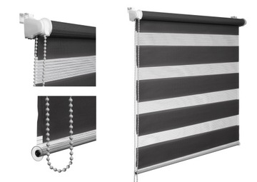 Roleta Dzień i Noc mini Rolety 90x215cm SUPER !!!
