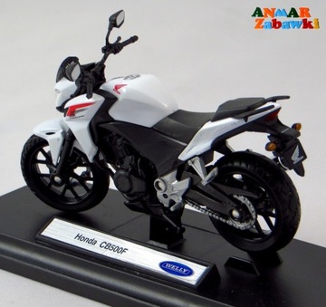 HONDA CB500F МЕТАЛЛИЧЕСКАЯ МОДЕЛЬ WELLY MOTOR 1:18