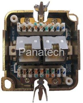 СЕТЕВАЯ РОЗЕТКА 2 x RJ45 CAT5e 8p8c THOMSON