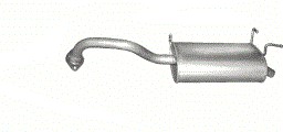 Tłumik końcowy Nissan Primera P12 poj.1,6+1,8