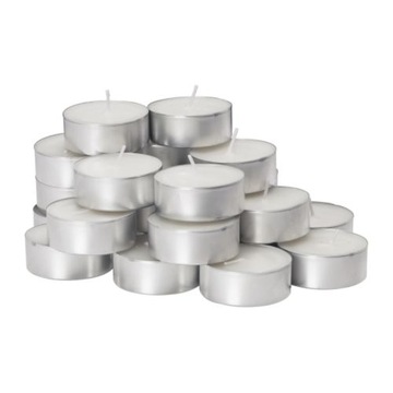 IKEA GLIMMA ŚWIECZKI Tealight Podgrzewacze 24 szt