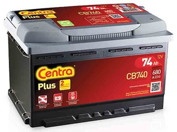 Akumulator Centra Plus 74Ah 680A CB740 NOWY MODEL