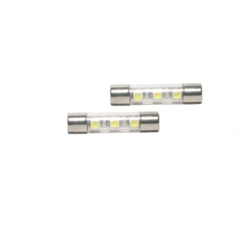 LED żarówka rurkowa 31mm 6x31 mm 3 xSMD OSIOWA 12V