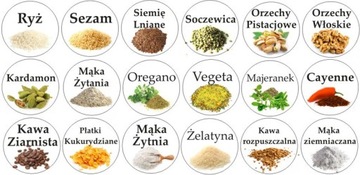 ЭТИКЕТКИ НАКЛЕЙКИ для СПЕЦИЙ КОНТЕЙНЕРЫ для банок до 200 шт.