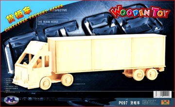 фото ориг. №4, Puzzle wooden automobile cargo tir