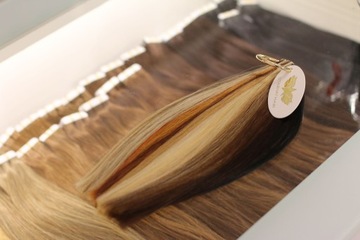 Натуральные волосы для наращивания CLIP-IN 50-55см, 3 ленты