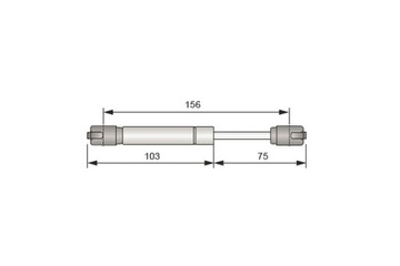 ПРИВОД ПОДЪЕМНИКА КАПОТА MINI SHORT 180N