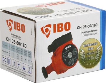 ЦИРКУЛЯЦИОННЫЙ НАСОС ЦЕНТРАЛЬНОГО ОТОПЛЕНИЯ 25-40 + ФИТИНГИ IBO