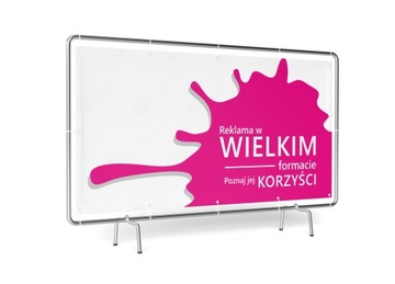 BANER REKLAMOWY 1,5x2m BANERY REKLAMOWE PROJEKT