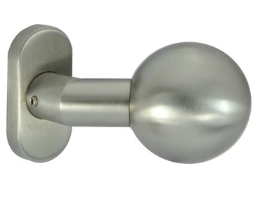 GAŁKA + KLAMKA STAL NIERDZEWNA INOX STAŁA Z ROZETĄ