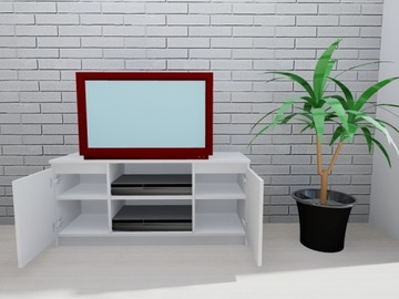 ШКАФ ДЛЯ ТЕЛЕВИЗОРА MODERN TV TABLE 120 БЕЛЫЙ