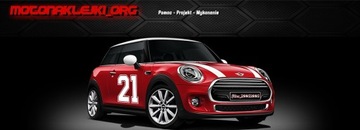Боковой номер MINI COOPER — пленка автомобиля
