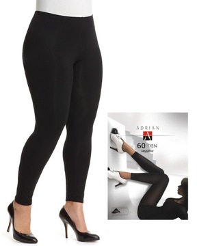 Legginsy dla puszystej Duże XXXL 7/8 biodra 158 cm