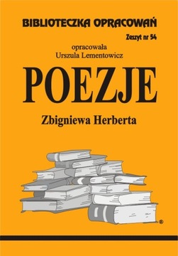 Poezje Herberta Biblioteczka Opracowań wierszy