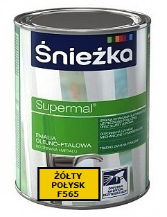 ŚNIEŻKA SUPERMAL EMALIA OLEJNO-FTALOWA ŻÓŁTA 0,2L