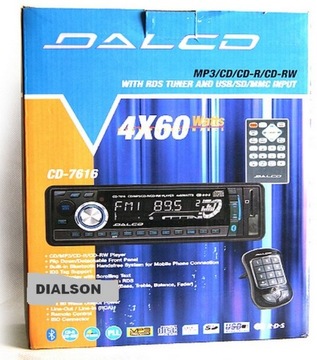 АВТОМОБИЛЬНОЕ РАДИО CD MP3 USB SD BLUETOOTH 4 x 60 Вт