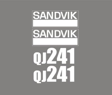 Naklejki oklejenie SANDVIK QJ241