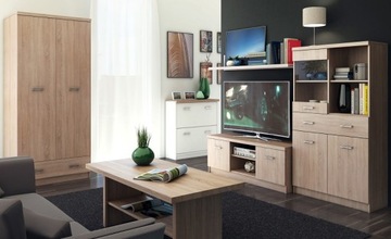 Витрина TOP MIX, 2д1в1с/80, sonoma, БЕСПЛАТНО, быстро