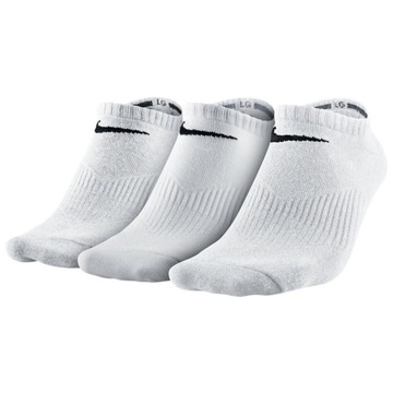 NIKE SKARPETY STOPKI SX4705 r.46-50 BIAŁE 3PAK