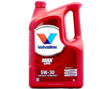 VALVOLINE MAXLIFE 5W30 API SN A3/B3 A3/B4 5L