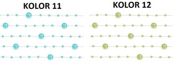 ЖЕМЧУЖНЫЕ ГИРЛЯНДЫ 1,3 М ЖЕМЧУЖНЫЕ ГИРЛЯНДЫ 20 x ЦВЕТ