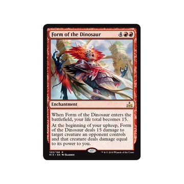 MTG Form of the Dinosaur (Rare)