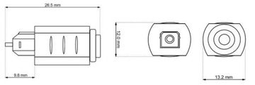 АДАПТЕР ZLA0279-1 W. TOSLINK - G. MINI-TOSLINK