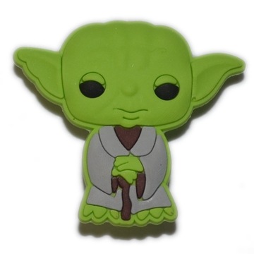 Filmy, gry - Przypinka do Crocs - Yoda 499