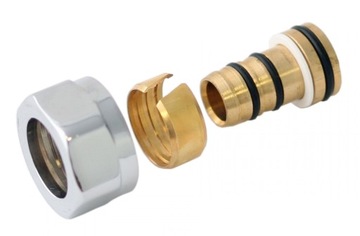 Adapter na alu-pex M22x1,5 X 16 chrom POLETTI