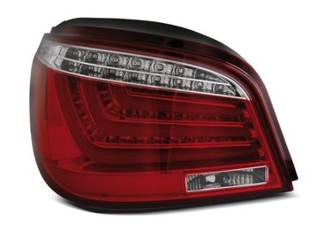 BMW E60 RED WHITE LED BAR задние фонари