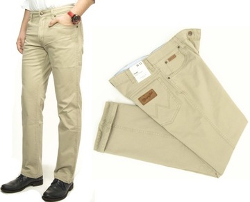 Wrangler Texas Camel spodnie materiałowe W30 L32