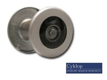 ПАНОРАМНЫЙ ПРОСМОТР CYCLOP SATIN fi20mm ДВЕРНЫЕ ЗРИТЕЛИ ДВЕРНОЙ ГЛАЗ