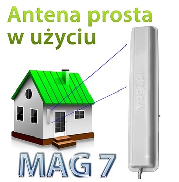 ВНЕШНЯЯ ТВ АНТЕННА DVB-T MAG-7 Пассивный разъем F