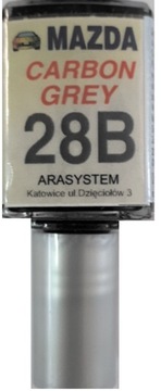 MAZDA 28B CARBON GREY LAKIER SAMOCHODOWY ZAPRAWKA DO 10 ML RYS ARASYSTEM